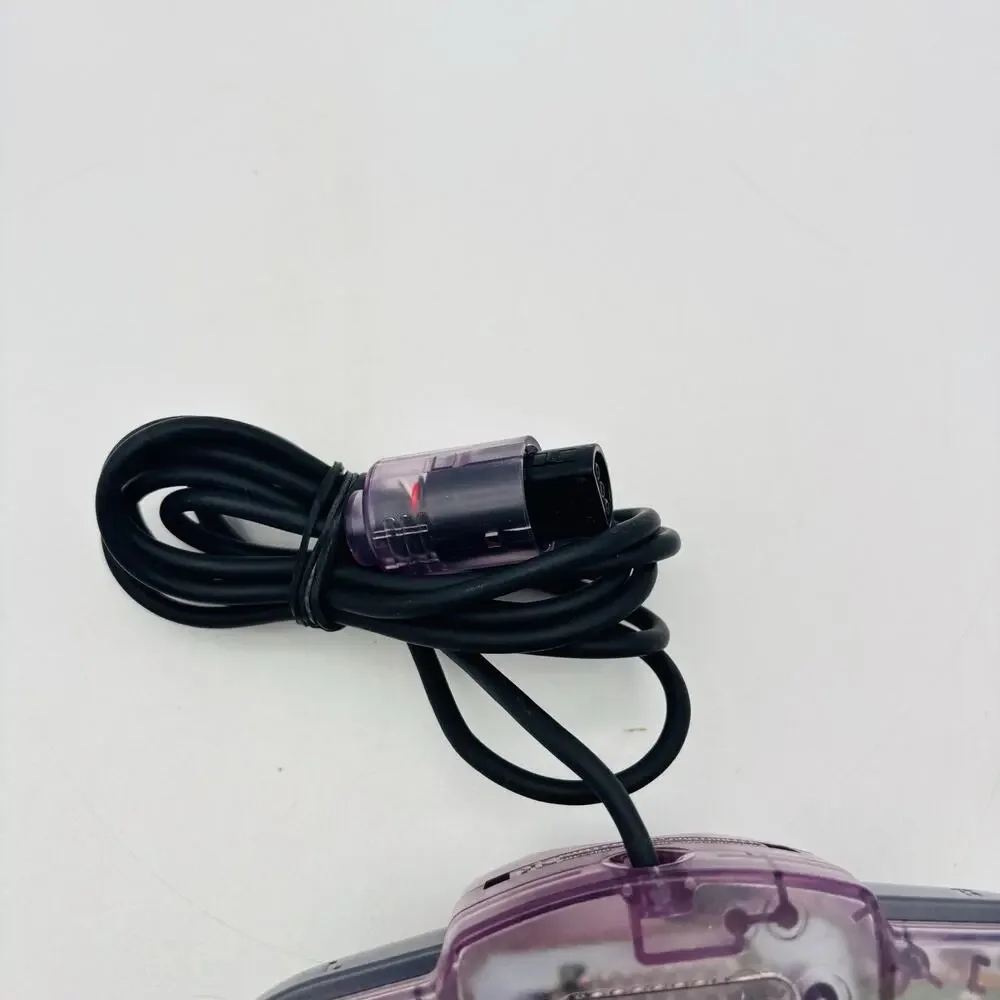Nintendo 64 N64 OEM Clear Atomic Purple Controller Tight Stick, Working / Tested